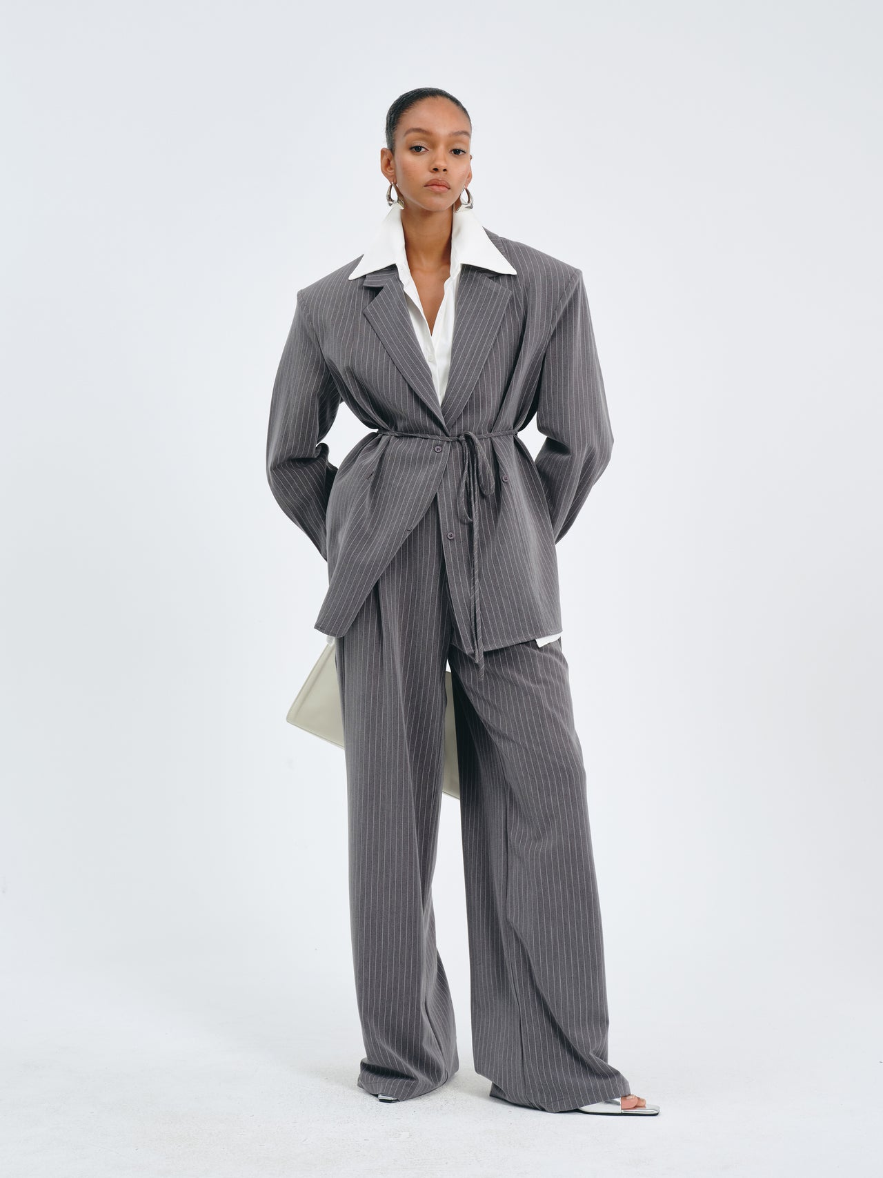 Cipher Pinstripe Trousers