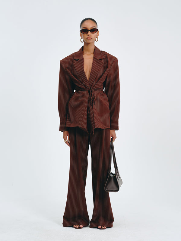 Cipher Pinstripe Trousers