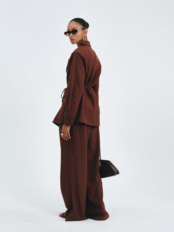 Cipher Pinstripe Trousers