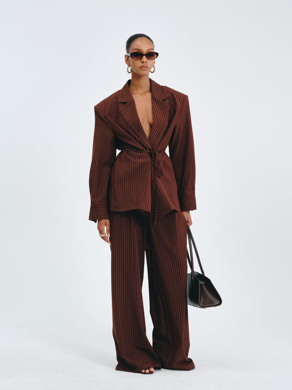 Cipher Pinstripe Trousers