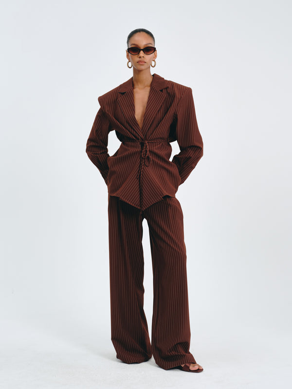 Cipher Pinstripe Trousers