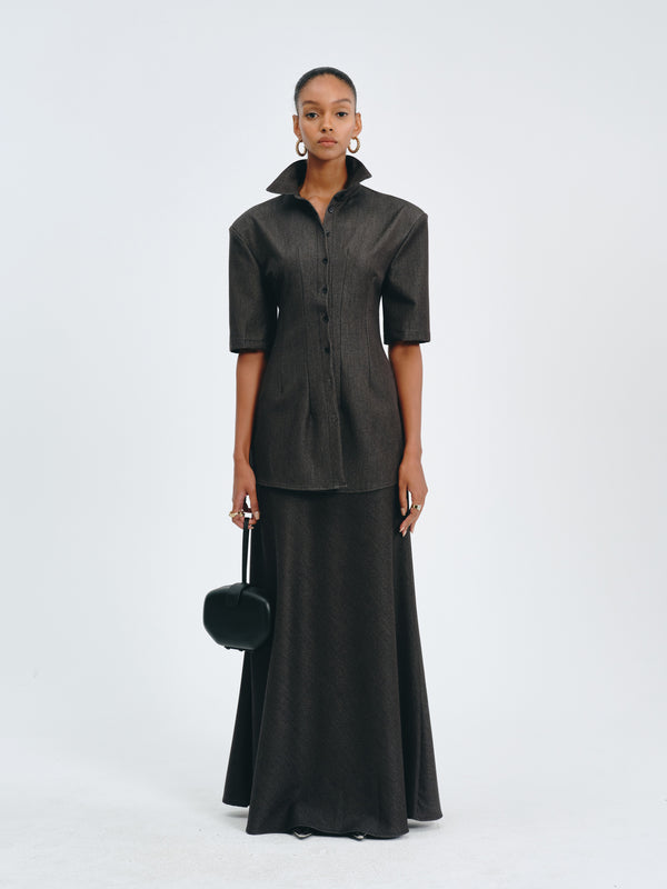 Nocturne Suiting Skirt