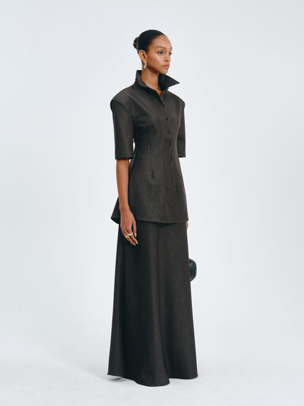 Nocturne Suiting Skirt