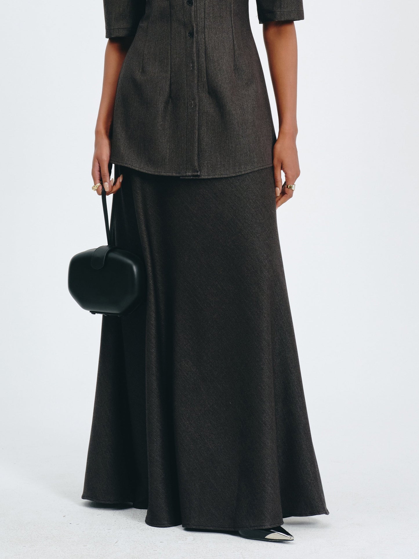 Nocturne Suiting Skirt