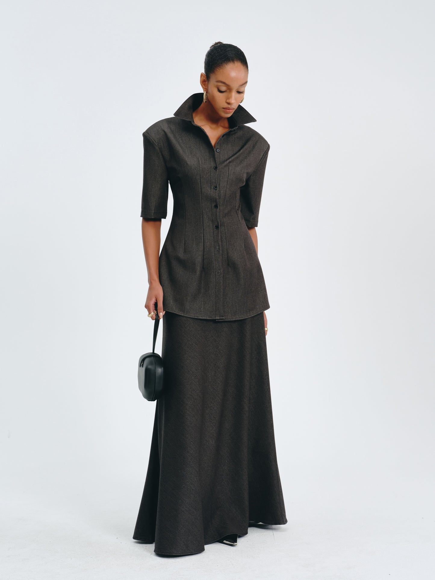Nocturne Suiting Skirt