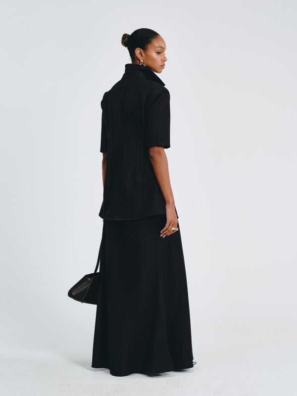 Sculpted Collar Top