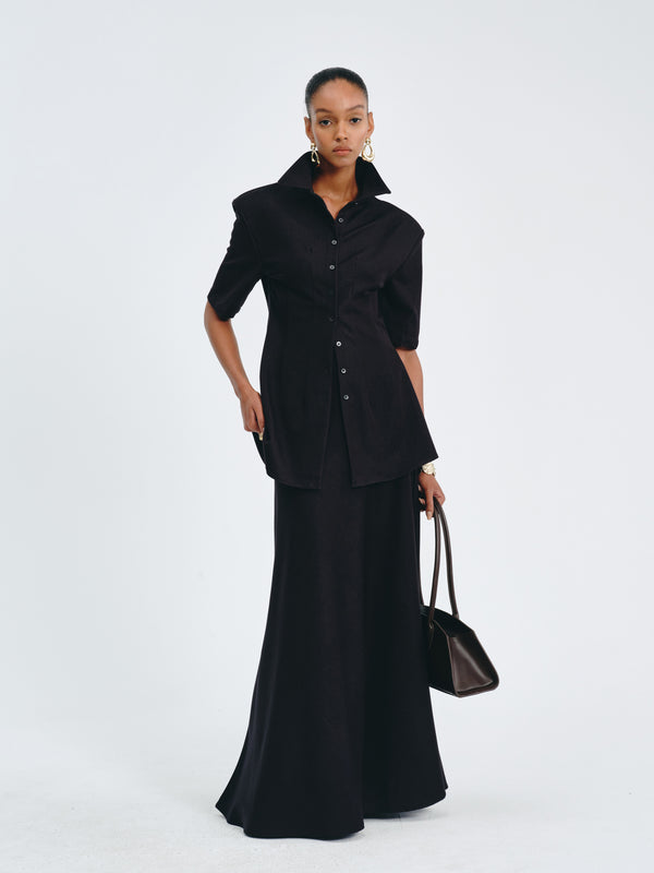 Nocturne Suiting Skirt