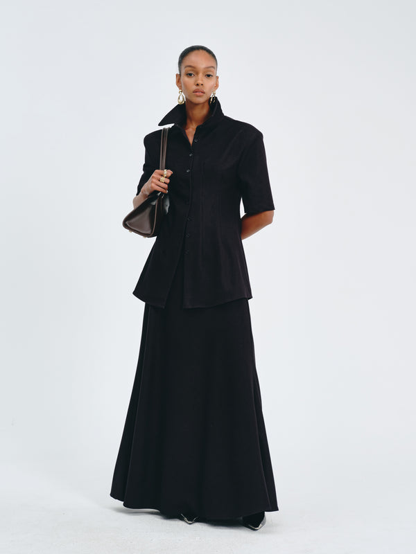 Nocturne Suiting Skirt