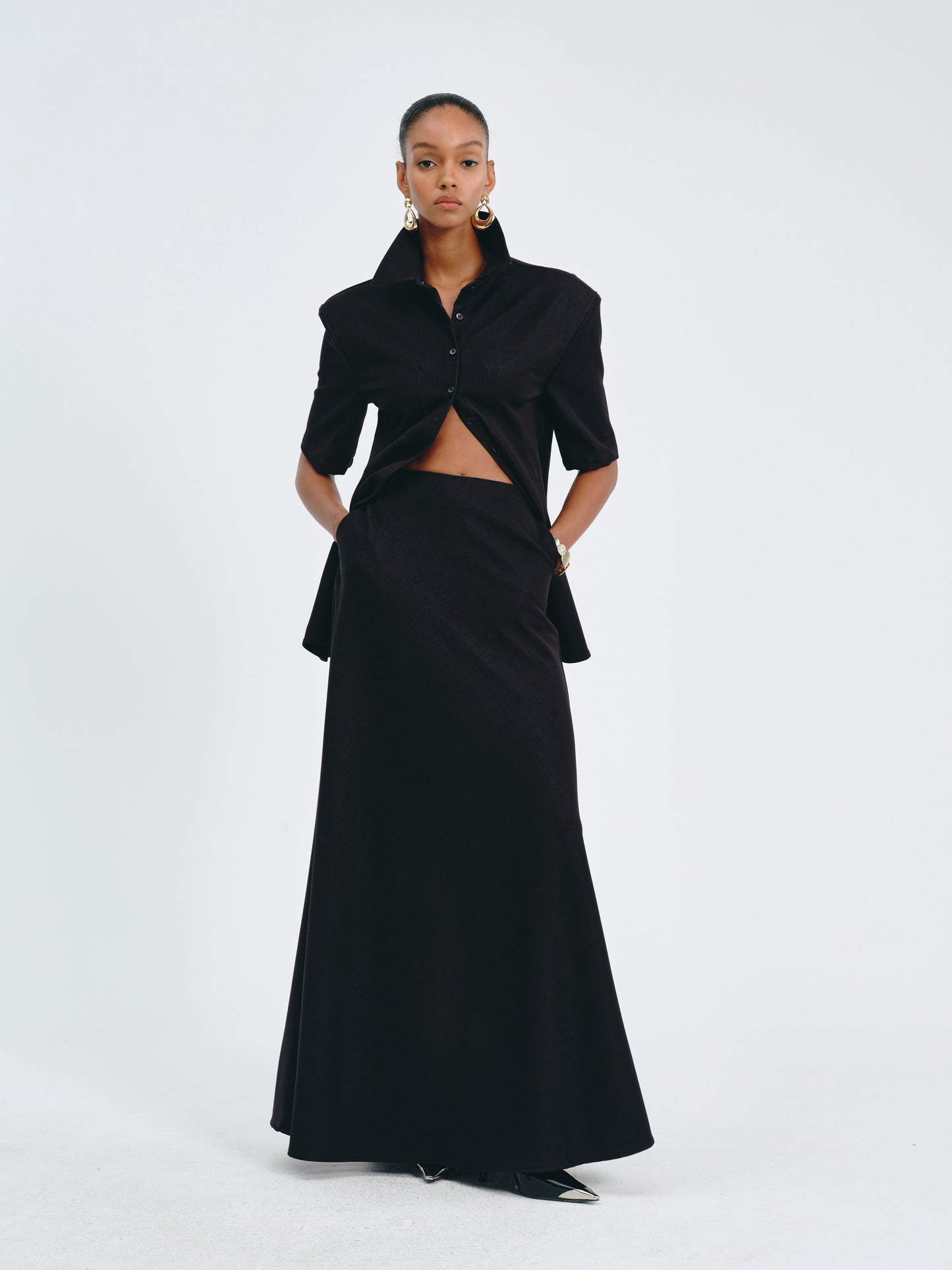 Nocturne Suiting Skirt