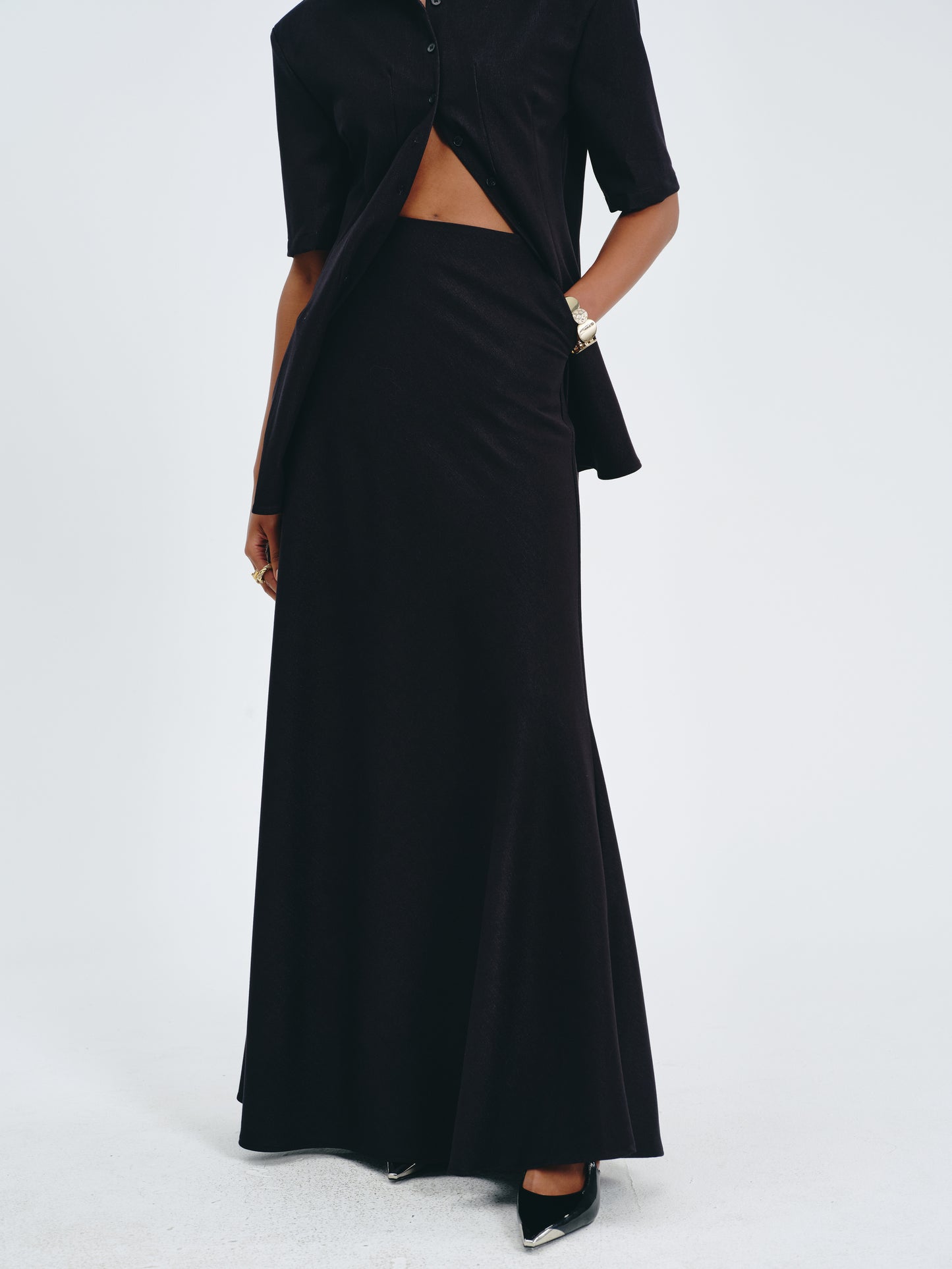Nocturne Suiting Skirt