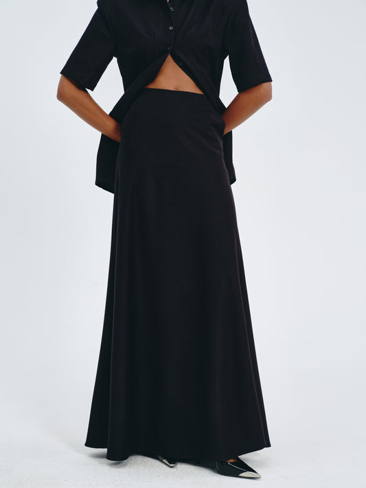 Nocturne Suiting Skirt