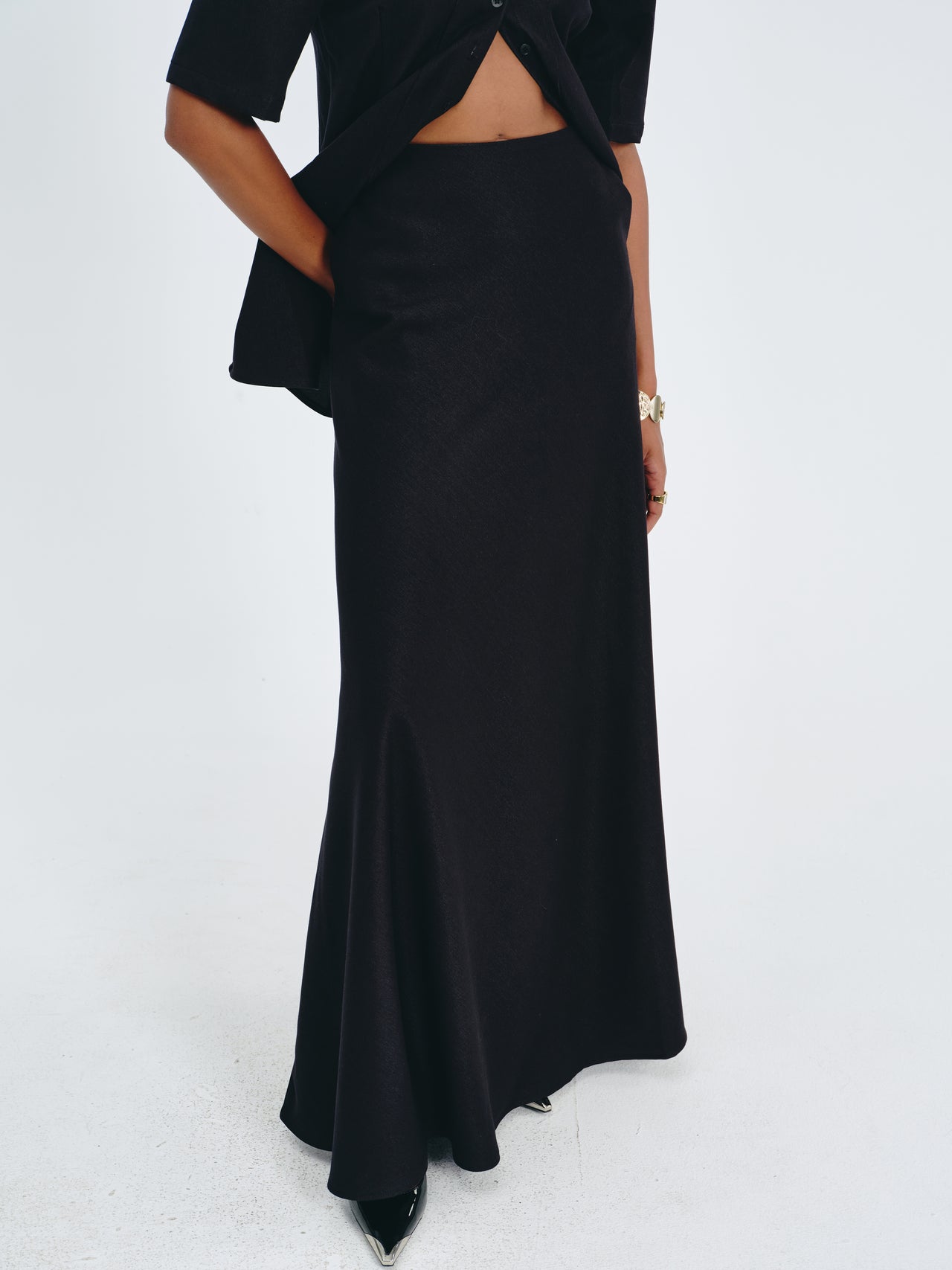 Nocturne Suiting Skirt