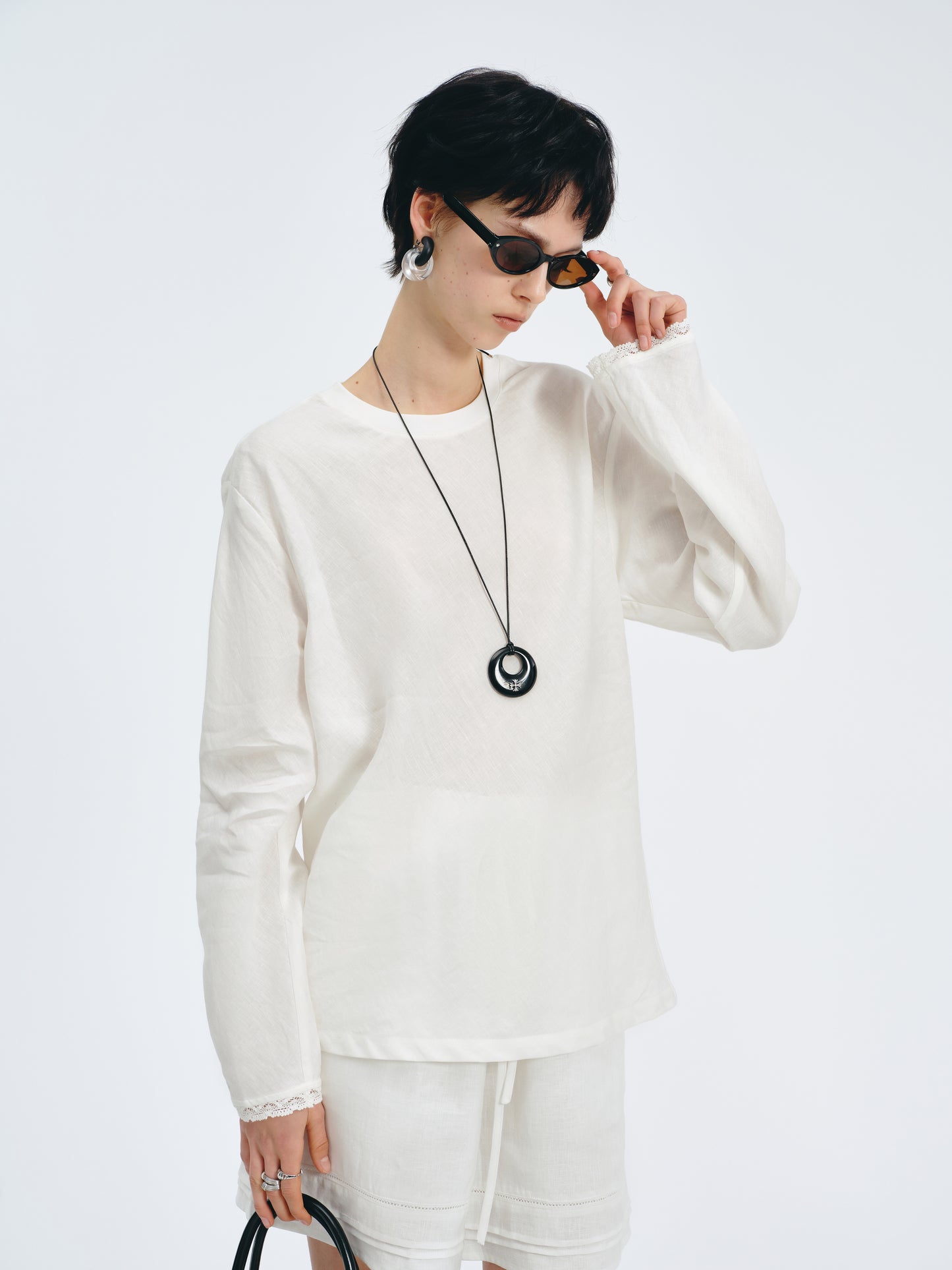 Drift Linen Drape Top