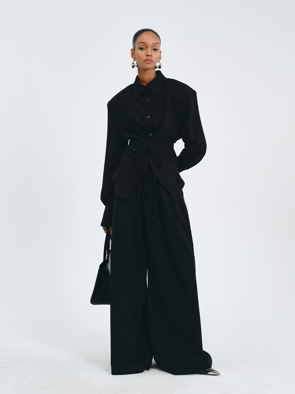 Western Tie-Front Shirt