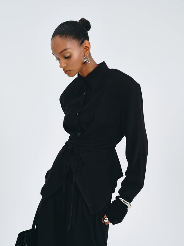 Western Tie-Front Shirt