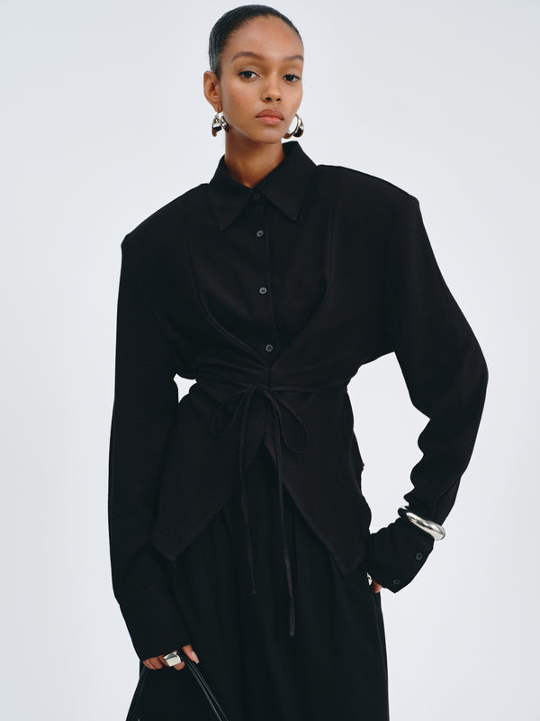 Western Tie-Front Shirt