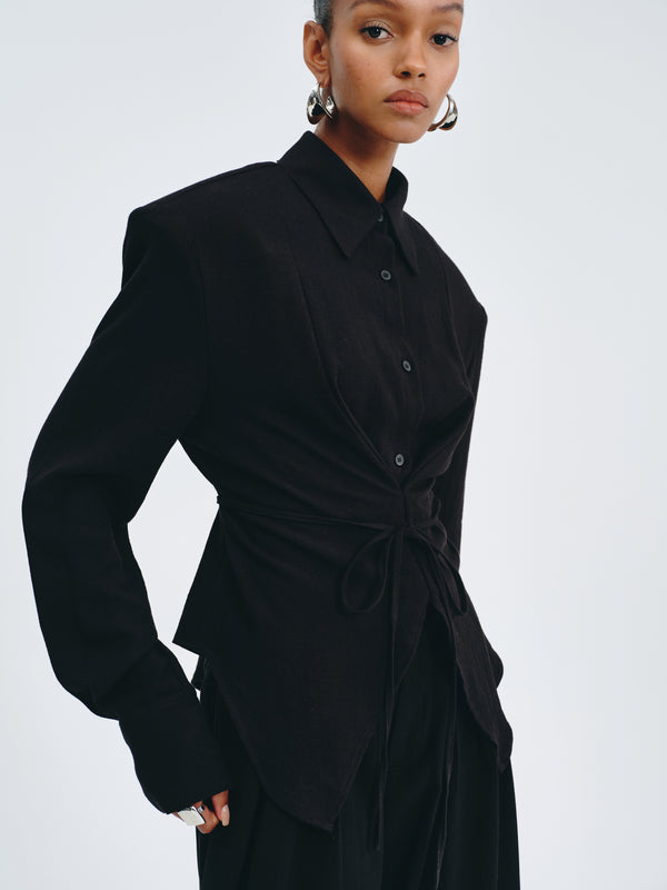 Western Tie-Front Shirt