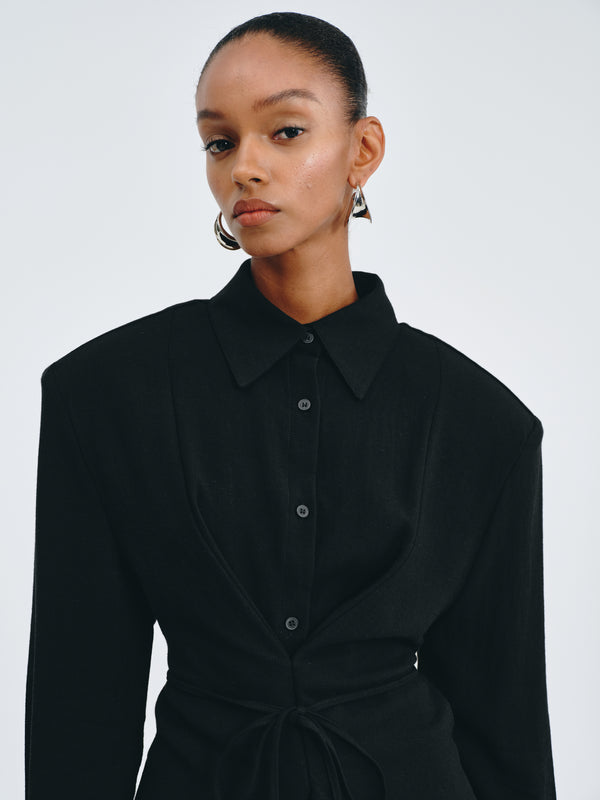 Western Tie-Front Shirt