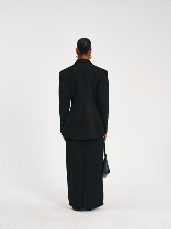 Double-Breasted Tailored Blazer