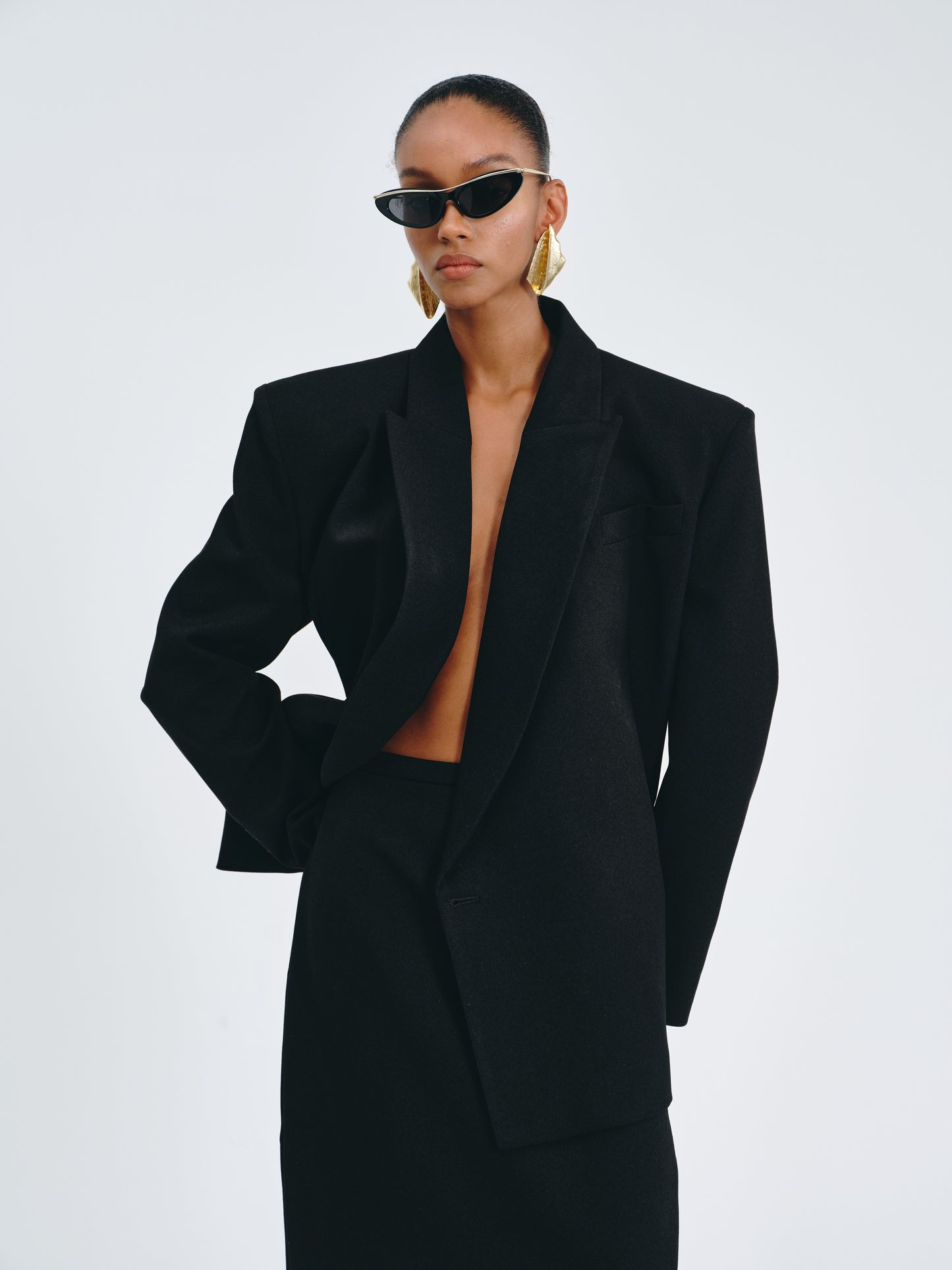Double-Breasted Tailored Blazer