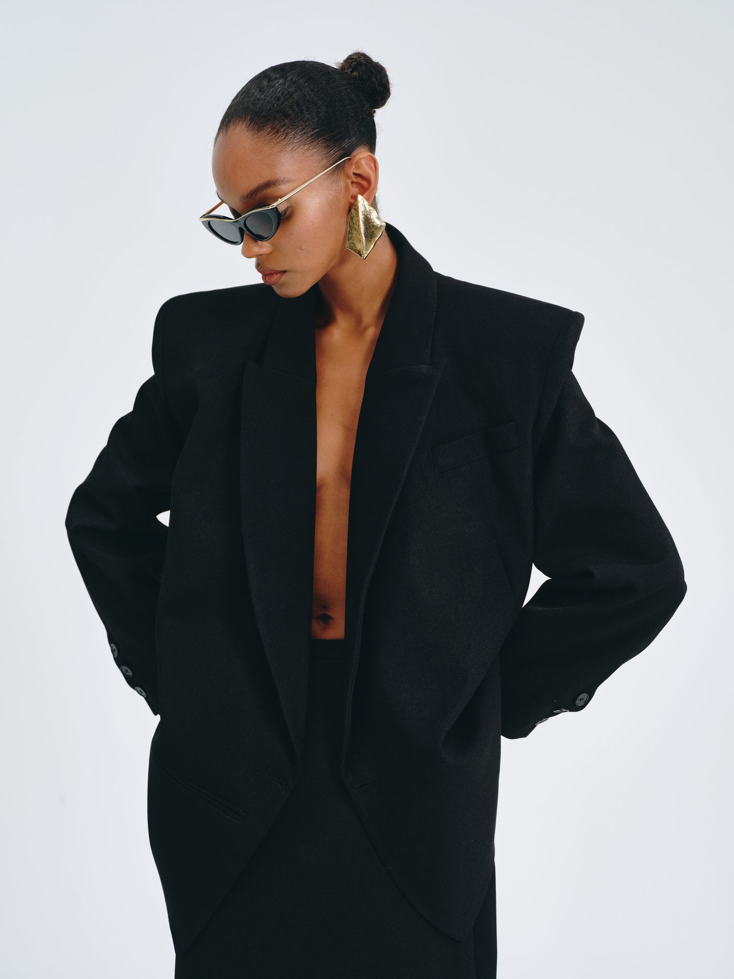 Double-Breasted Tailored Blazer