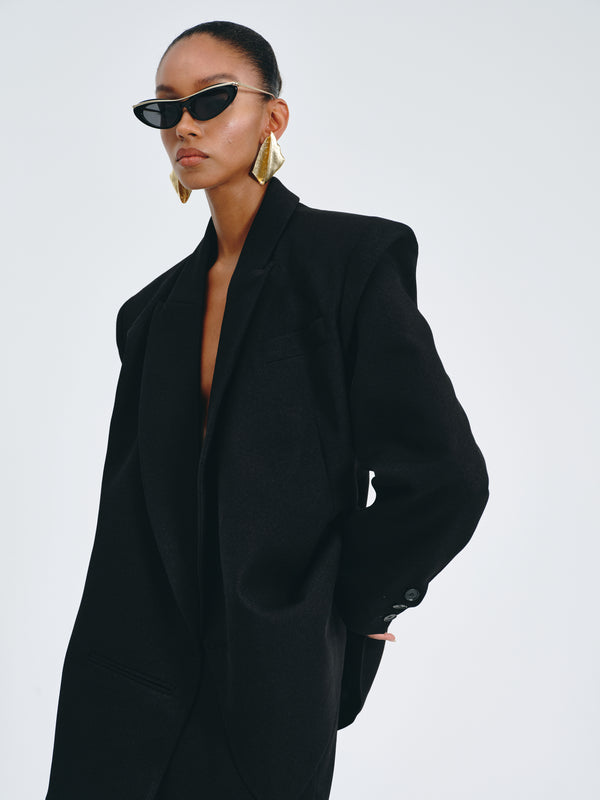 Double-Breasted Tailored Blazer