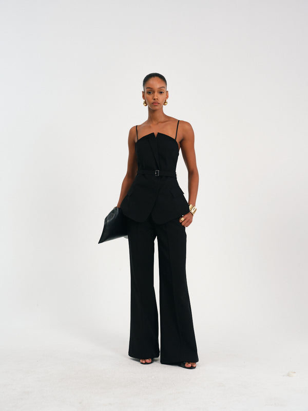 Tailored Flare Trousers