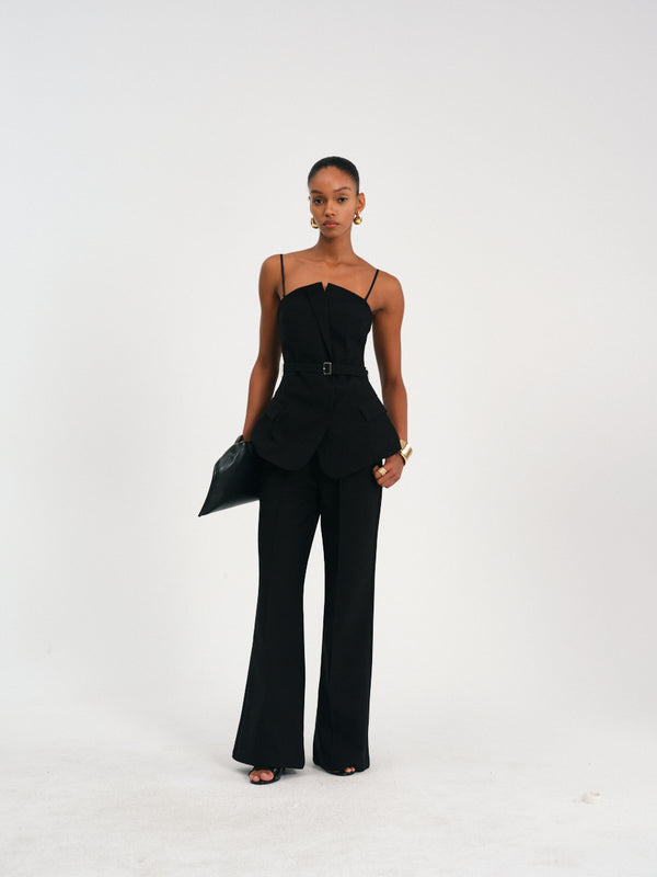 Tailored Flare Trousers