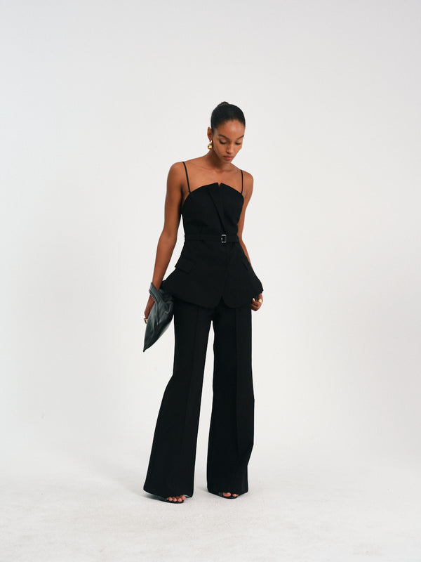 Tailored Flare Trousers