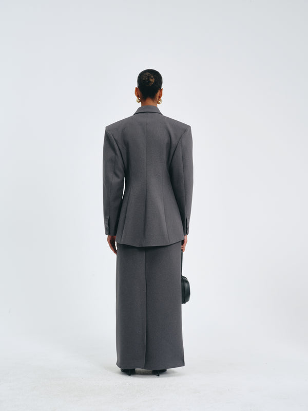 Double-Breasted Tailored Blazer