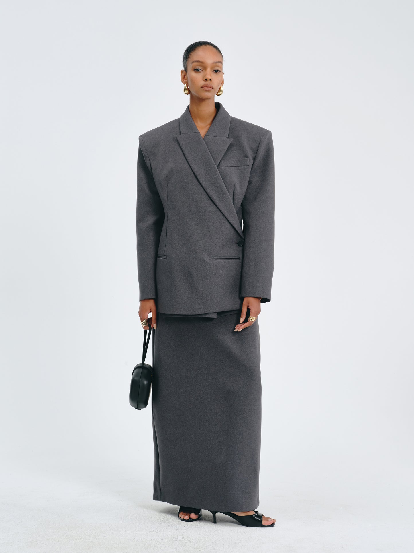 Double-Breasted Tailored Blazer