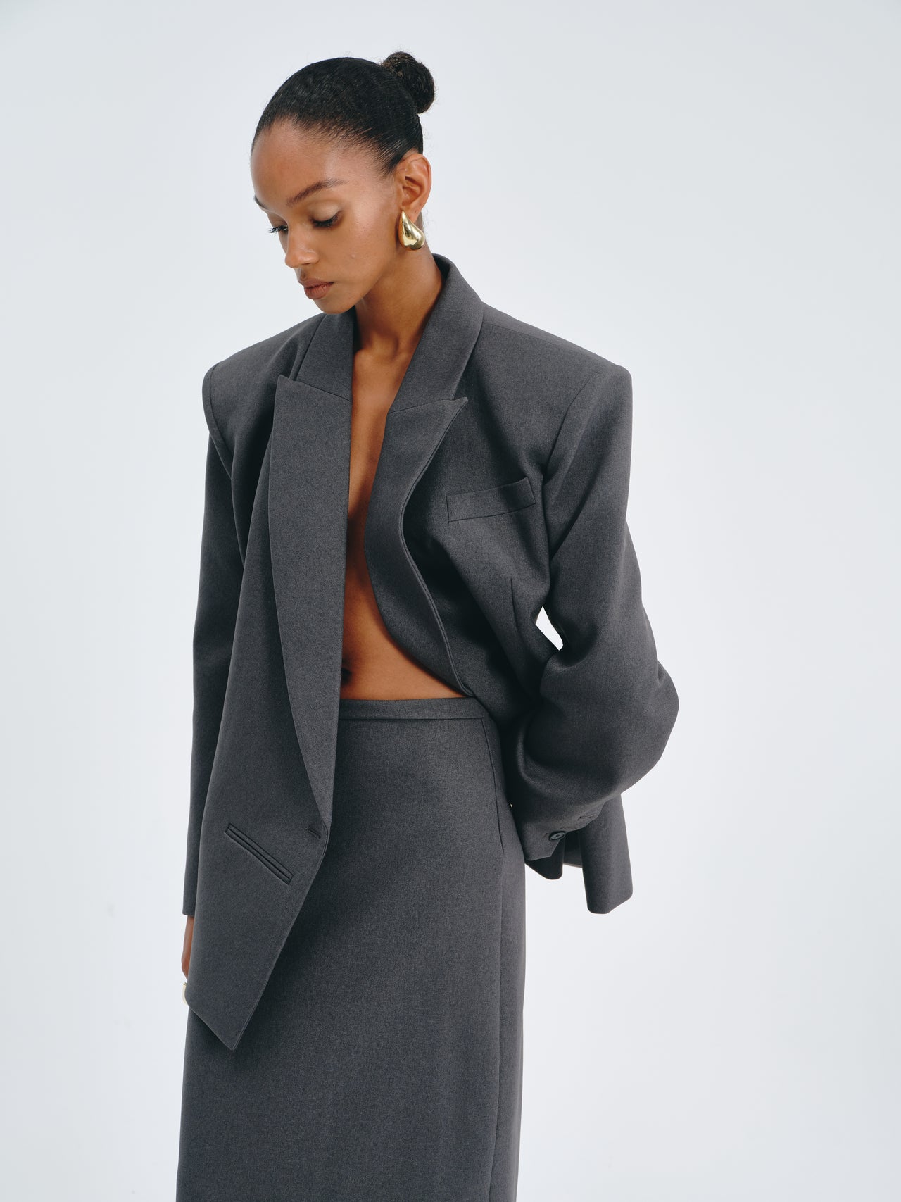 Double-Breasted Tailored Blazer