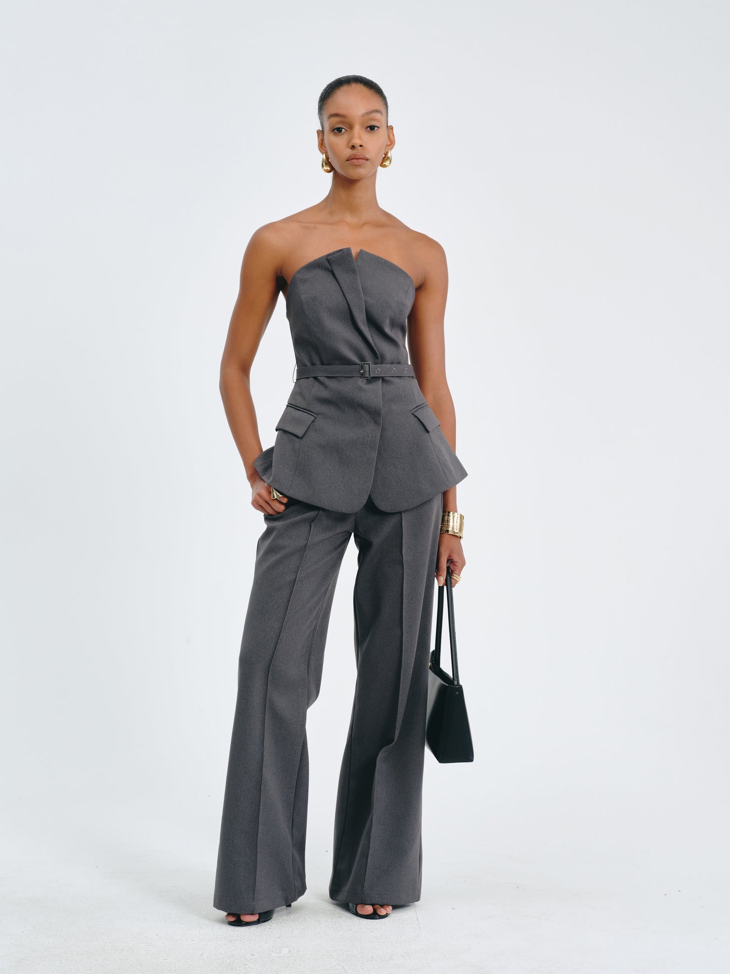Tailored Flare Trousers