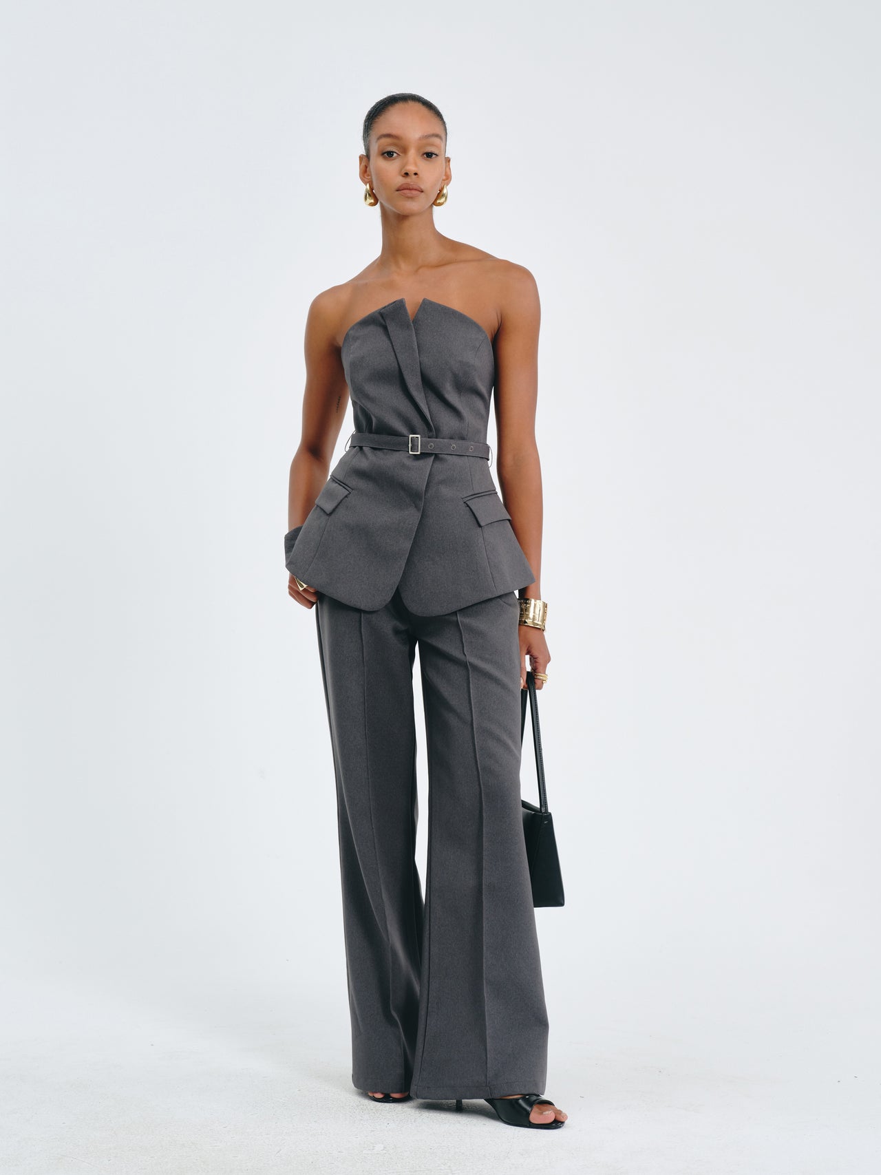 Tailored Flare Trousers