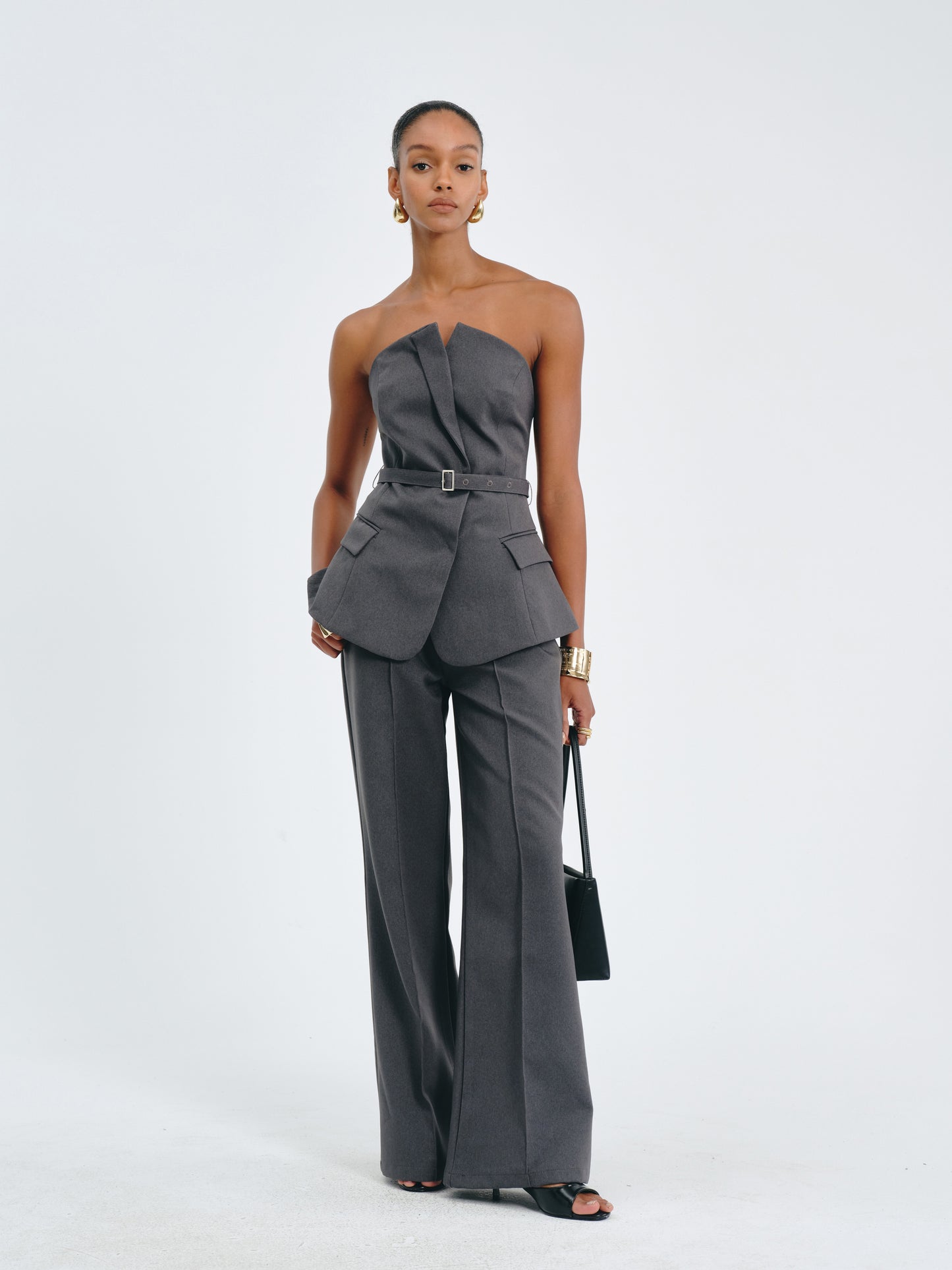 Tailored Flare Trousers
