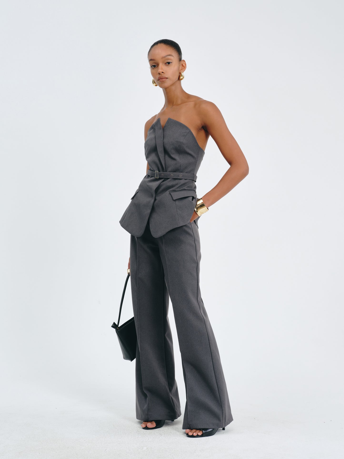 Tailored Flare Trousers