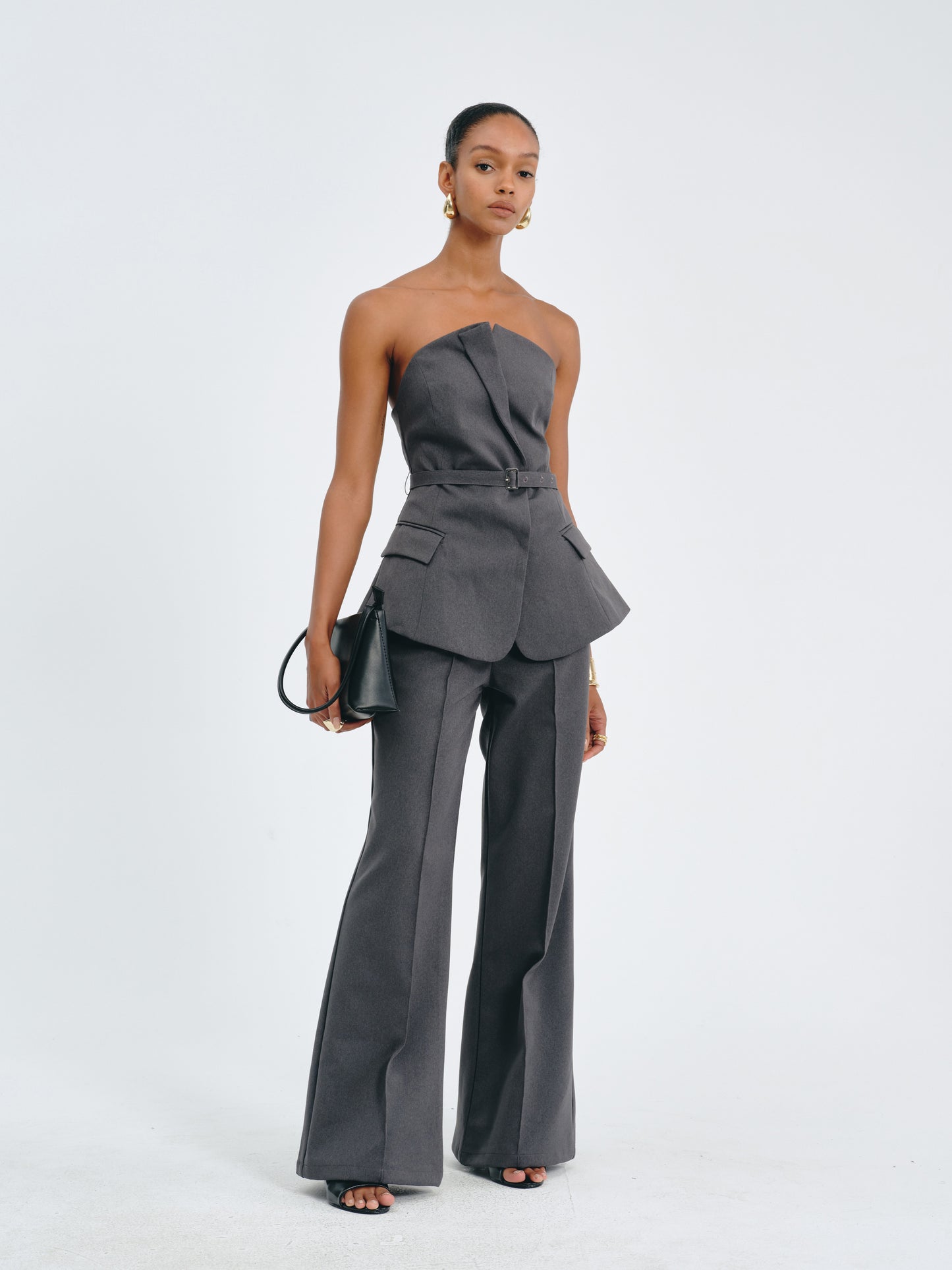 Tailored Flare Trousers