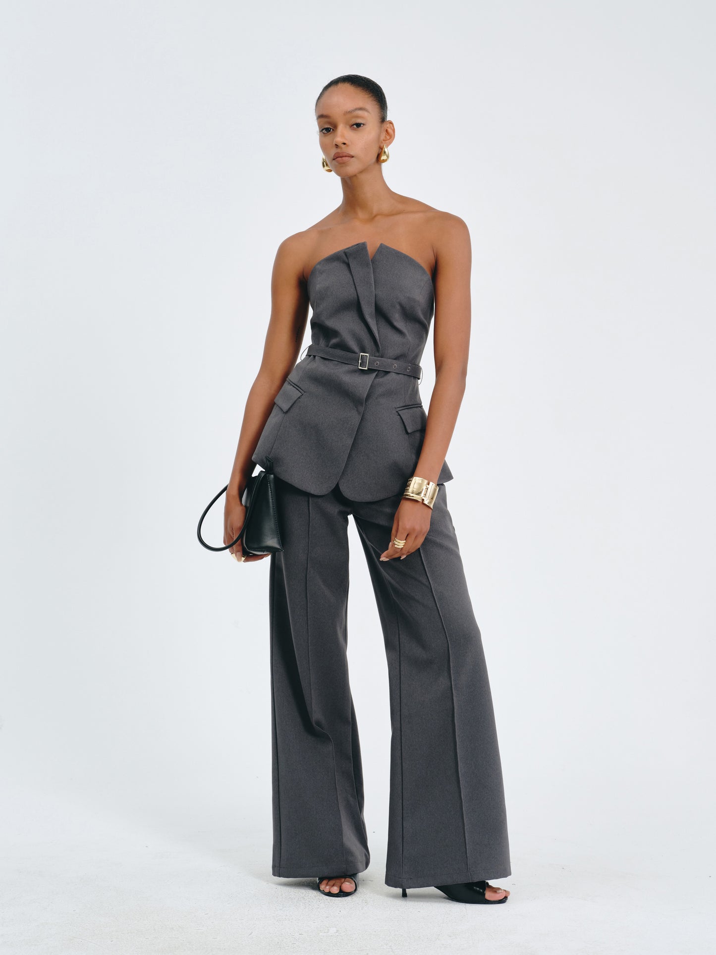 Tailored Flare Trousers