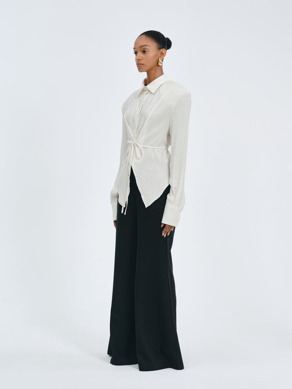 Western Tie-Front Shirt