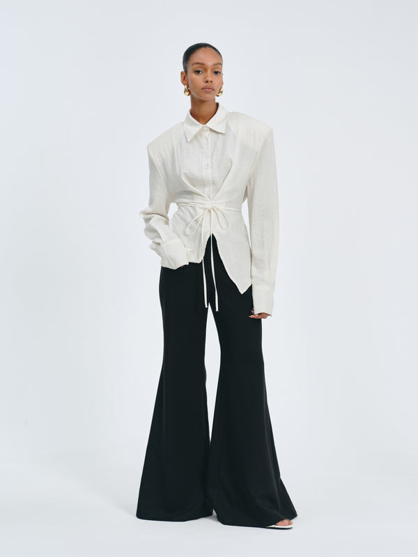 Western Tie-Front Shirt