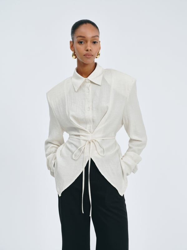 Western Tie-Front Shirt