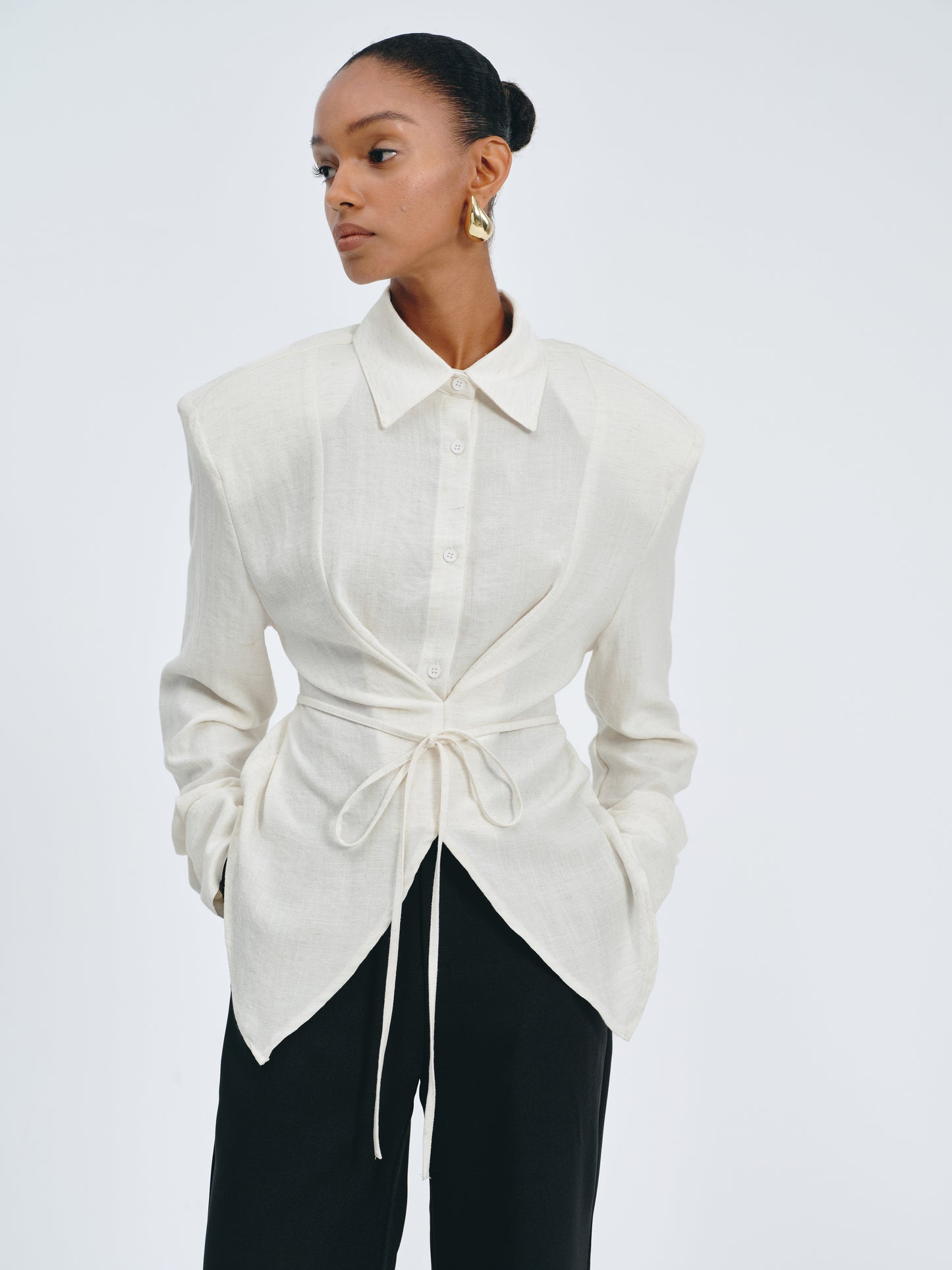 Western Tie-Front Shirt