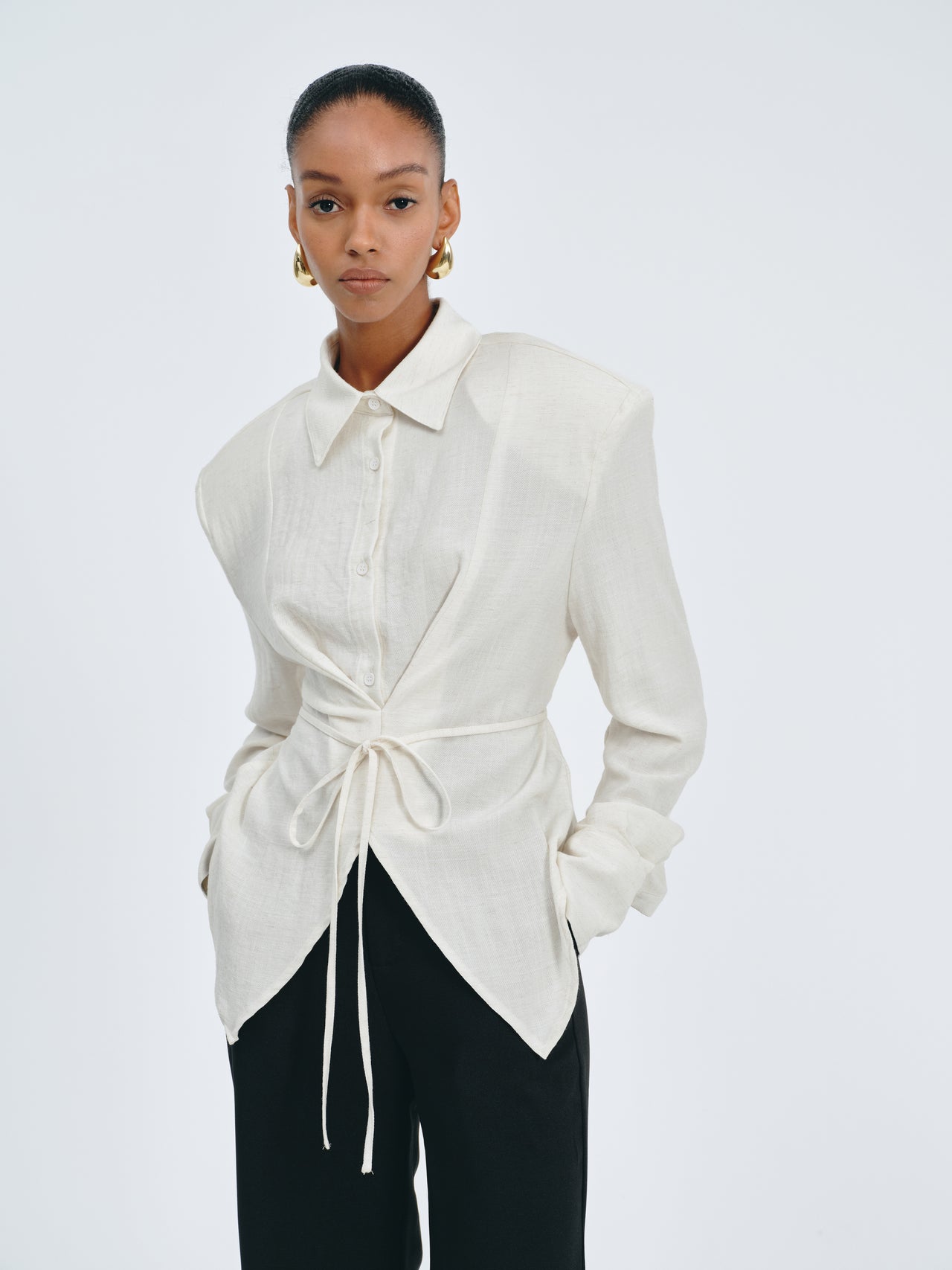 Western Tie-Front Shirt