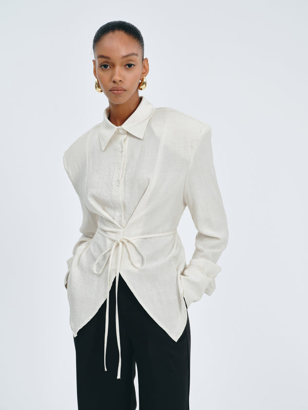 Western Tie-Front Shirt