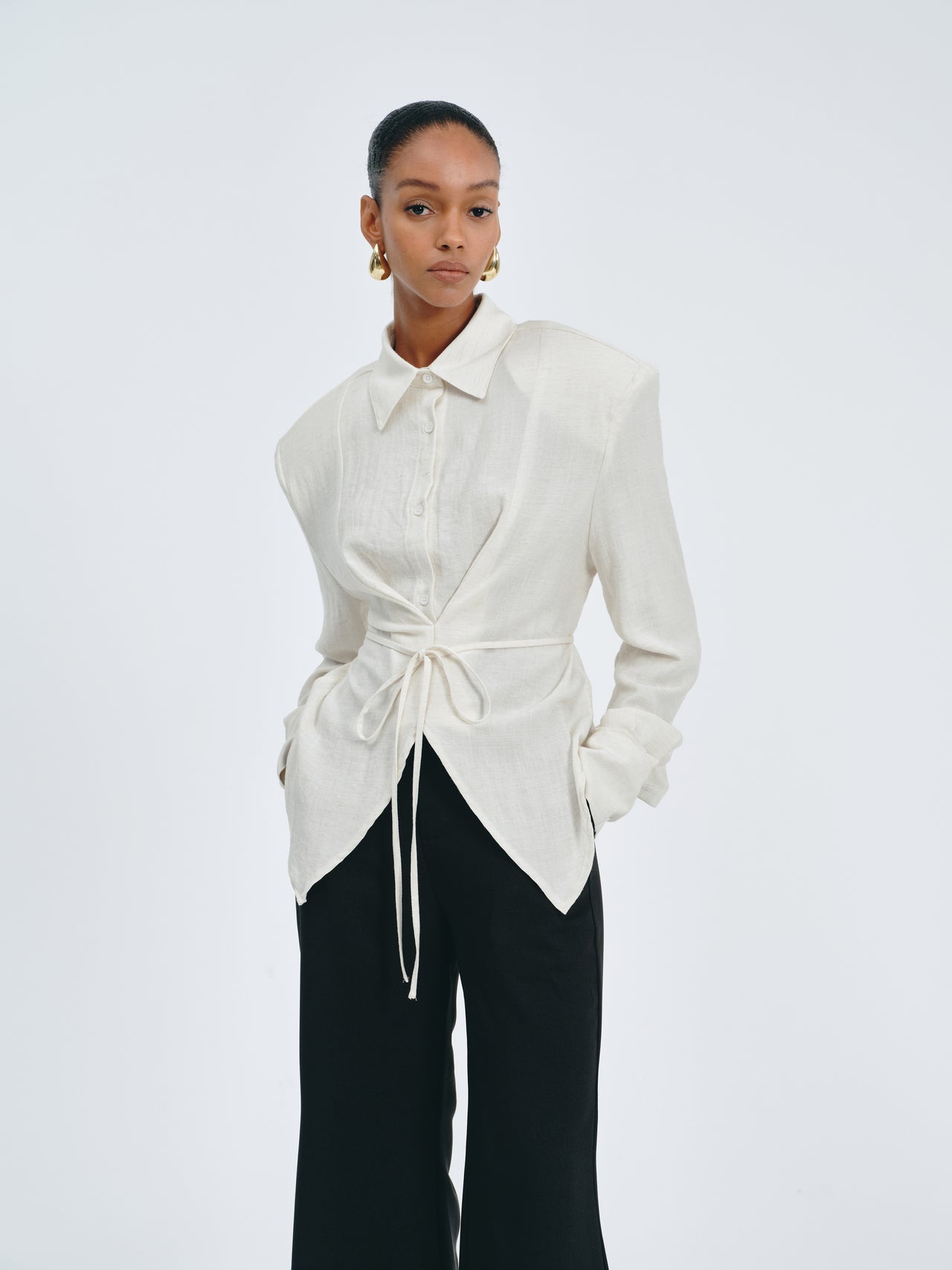 Western Tie-Front Shirt