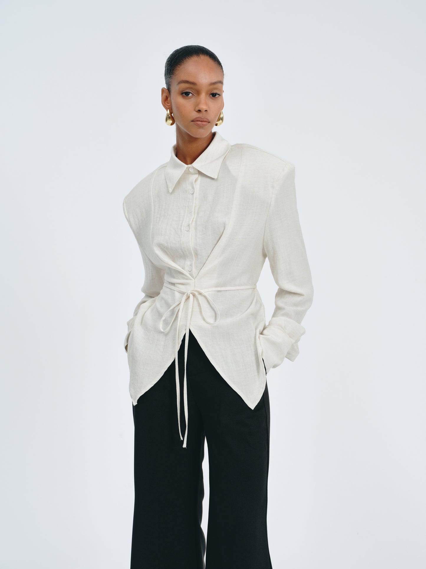 Western Tie-Front Shirt