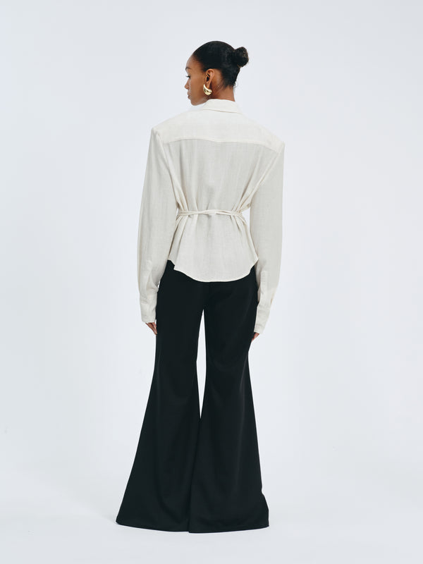 Western Tie-Front Shirt