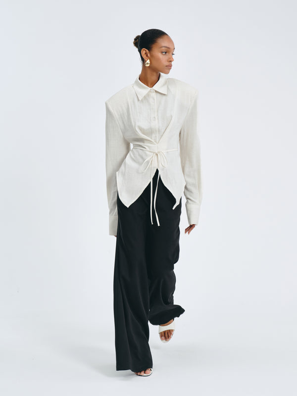 Western Tie-Front Shirt