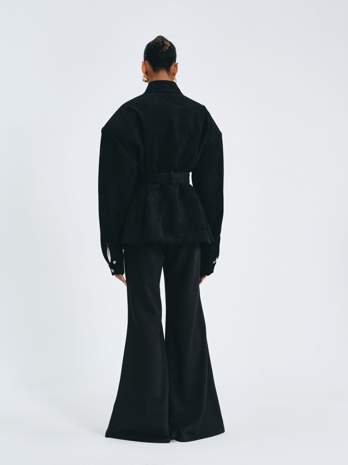 Utility Belted Jacket