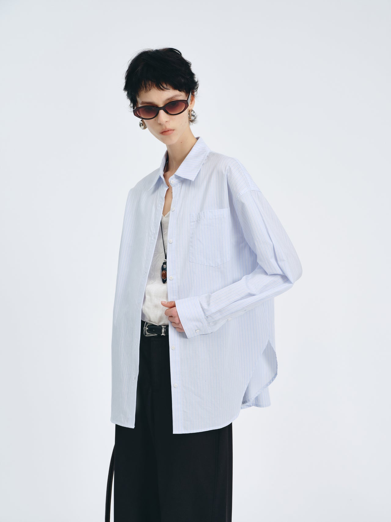 Azure Stripe Shirt